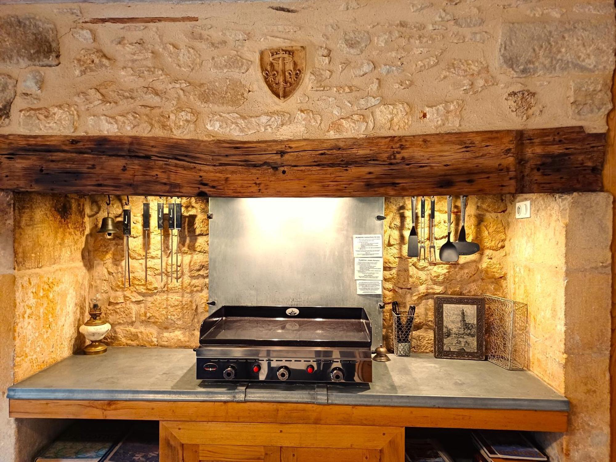 Au Pied Du Chateau - 5 A 11 Personnes - Baignade-Canoe-Piste Cyclable A 100 M Castelnaud La Chapelle Luaran gambar