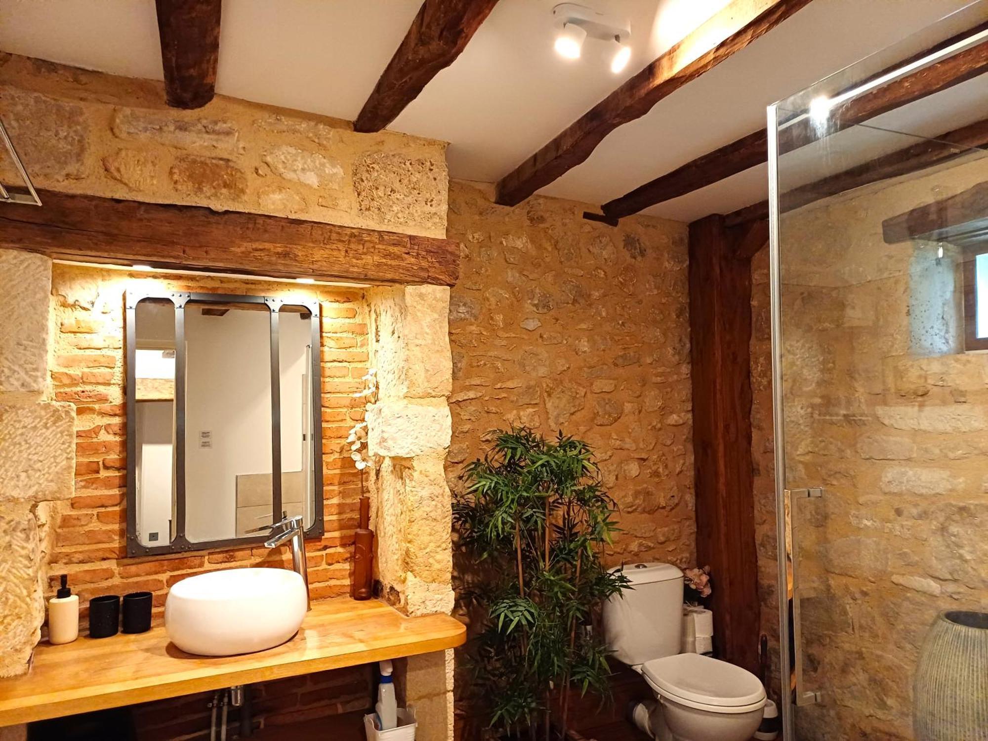 Au Pied Du Chateau - 5 A 11 Personnes - Baignade-Canoe-Piste Cyclable A 100 M Castelnaud La Chapelle Luaran gambar