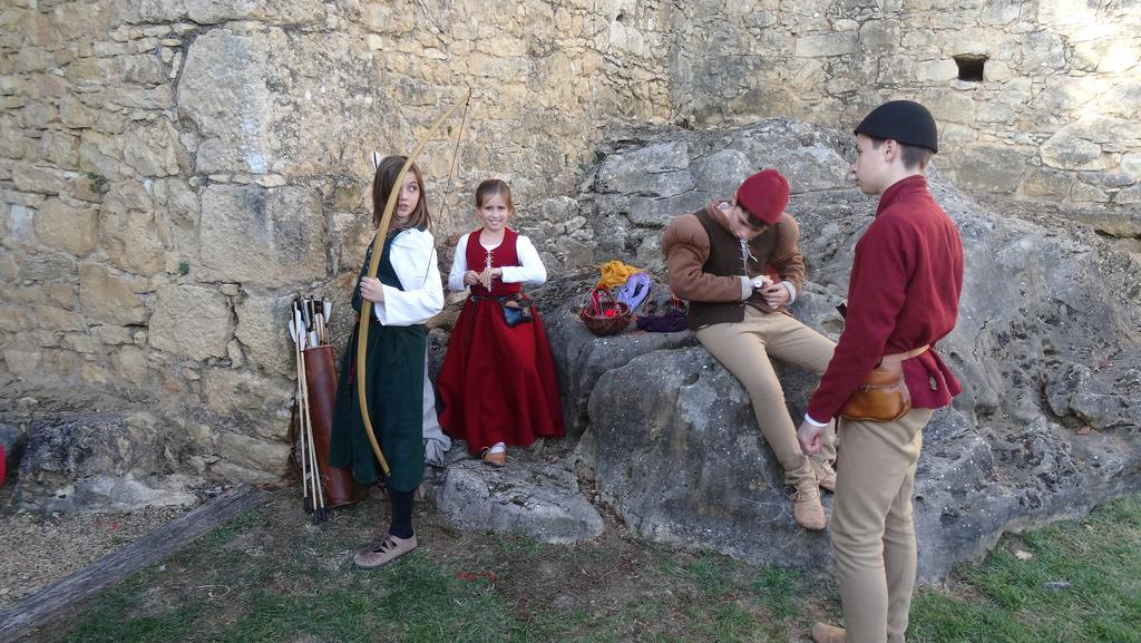 Au Pied Du Chateau - 5 A 11 Personnes - Baignade-Canoe-Piste Cyclable A 100 M Castelnaud La Chapelle Luaran gambar