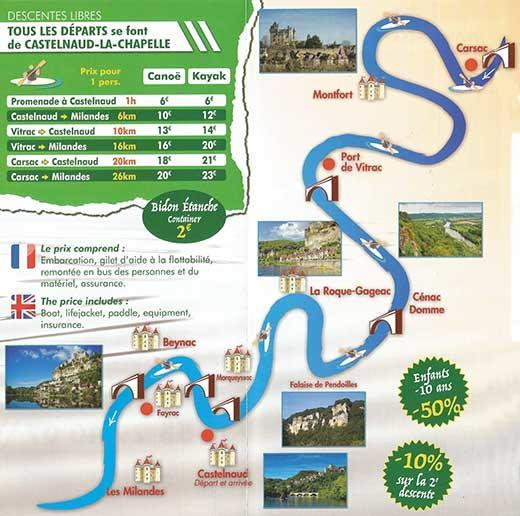 Au Pied Du Chateau - 5 A 11 Personnes - Baignade-Canoe-Piste Cyclable A 100 M Castelnaud La Chapelle Luaran gambar